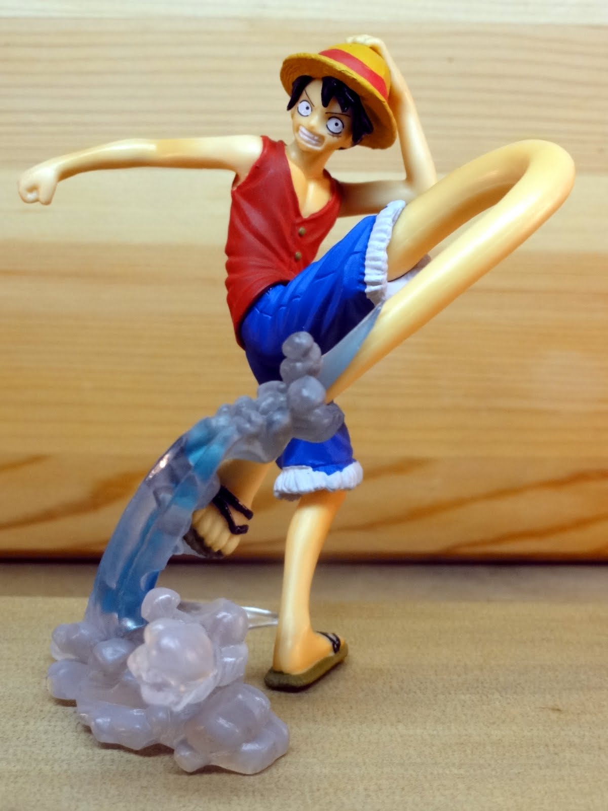 Luffy ของแท้ JP แมวทอง - Attack Motions Bandai [โมเดลวันพีช]