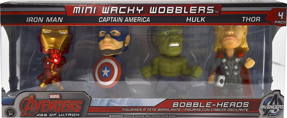 Avengers Age of Ultron ของแท้ JP - Mini Wacky Wobblers Funko [โมเดล Marvel] (4 ตัว)