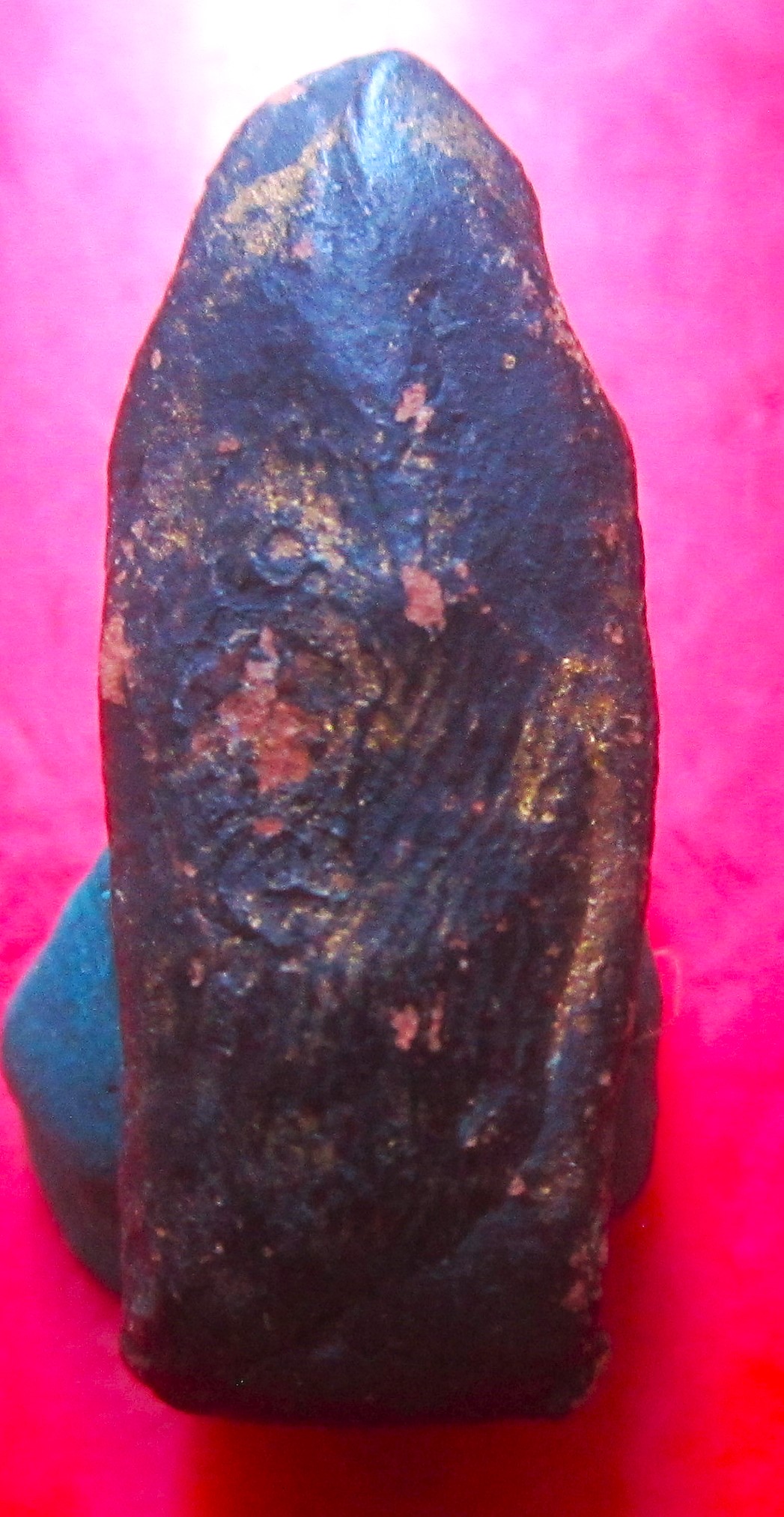 พระประจำวัน เนื้อดินชุบรัก ไม่ทราบที่