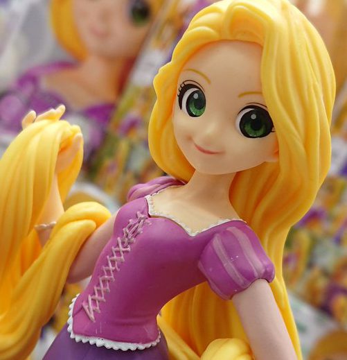 Rapunzel ของแท้ JP - Crystalux Banpresto [โมเดล Disney]