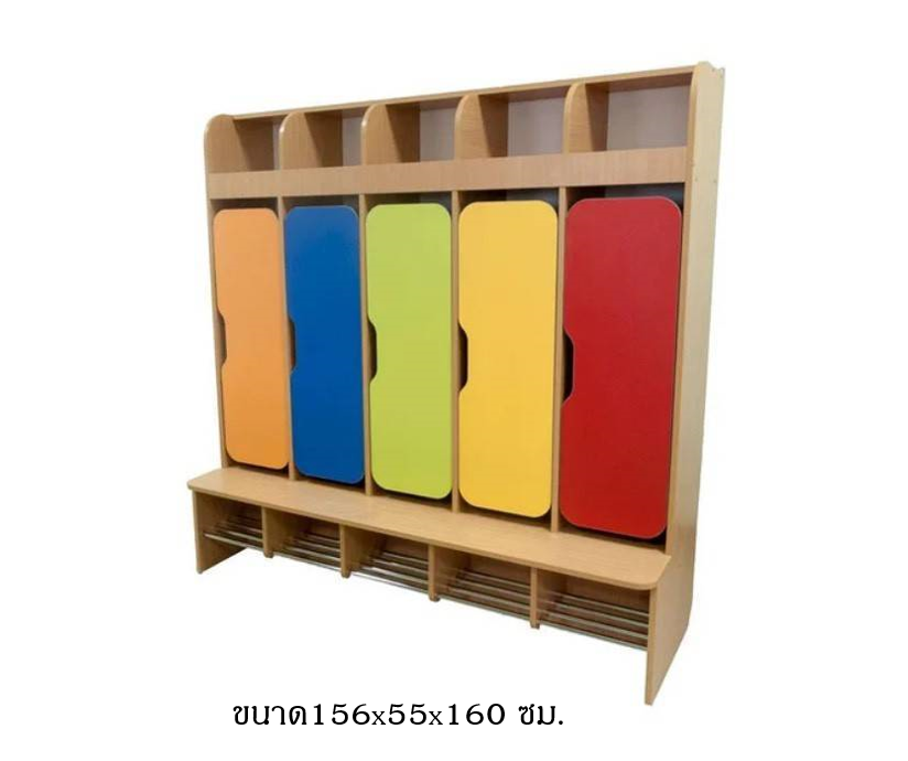 ตู้เก็บของประจำตัวเด็ก ตู้ไม้ เฟอร์นิเจอร์เด็ก สินค้าพร้อมส่ง คิดค่าส่งตามจริง สินค้าราคาโรงงาน ขนาด 156×55×160 cm.