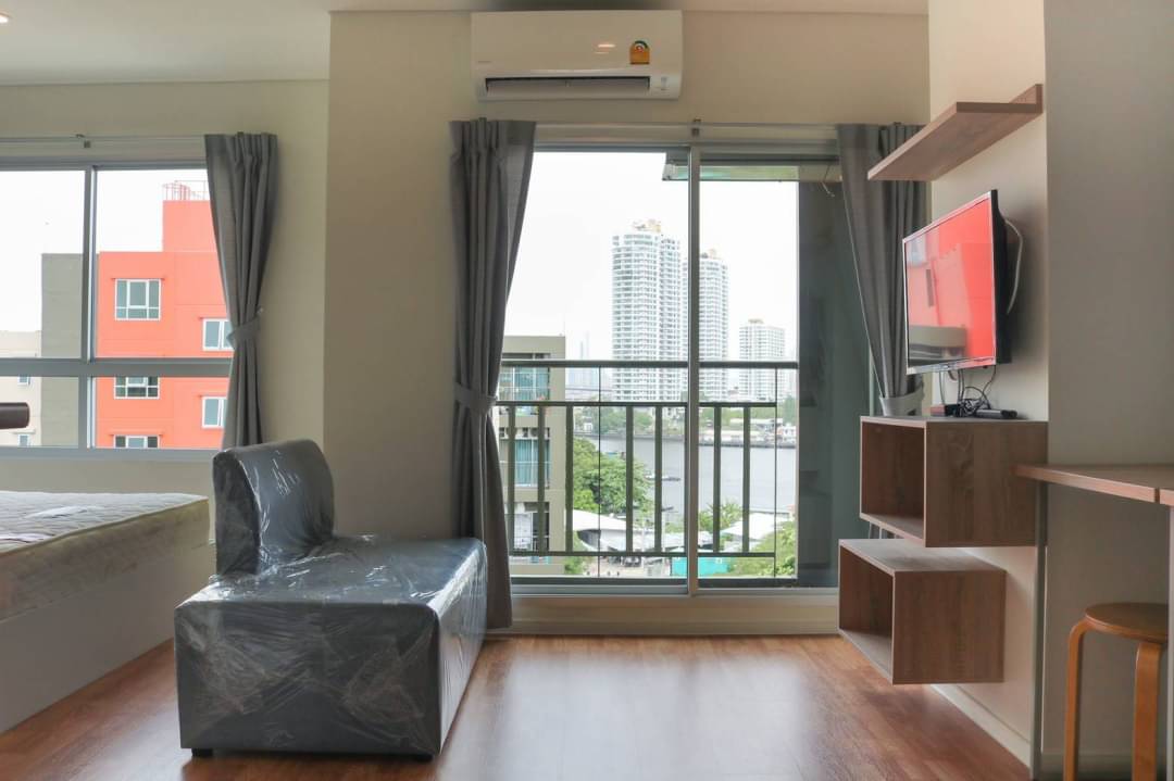 ขาย คอนโดลุมพินีวิลล์ ราษฎร์บูรณะ-ริเวอร์วิว 2 จาก LPN อาคาร A-0802 ชั้น 8 ห้องมุม