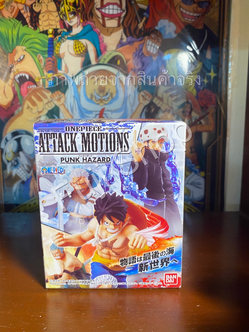 Zoro ของแท้ JP แมวทอง - Attack Motions Bandai [โมเดลวันพีช]