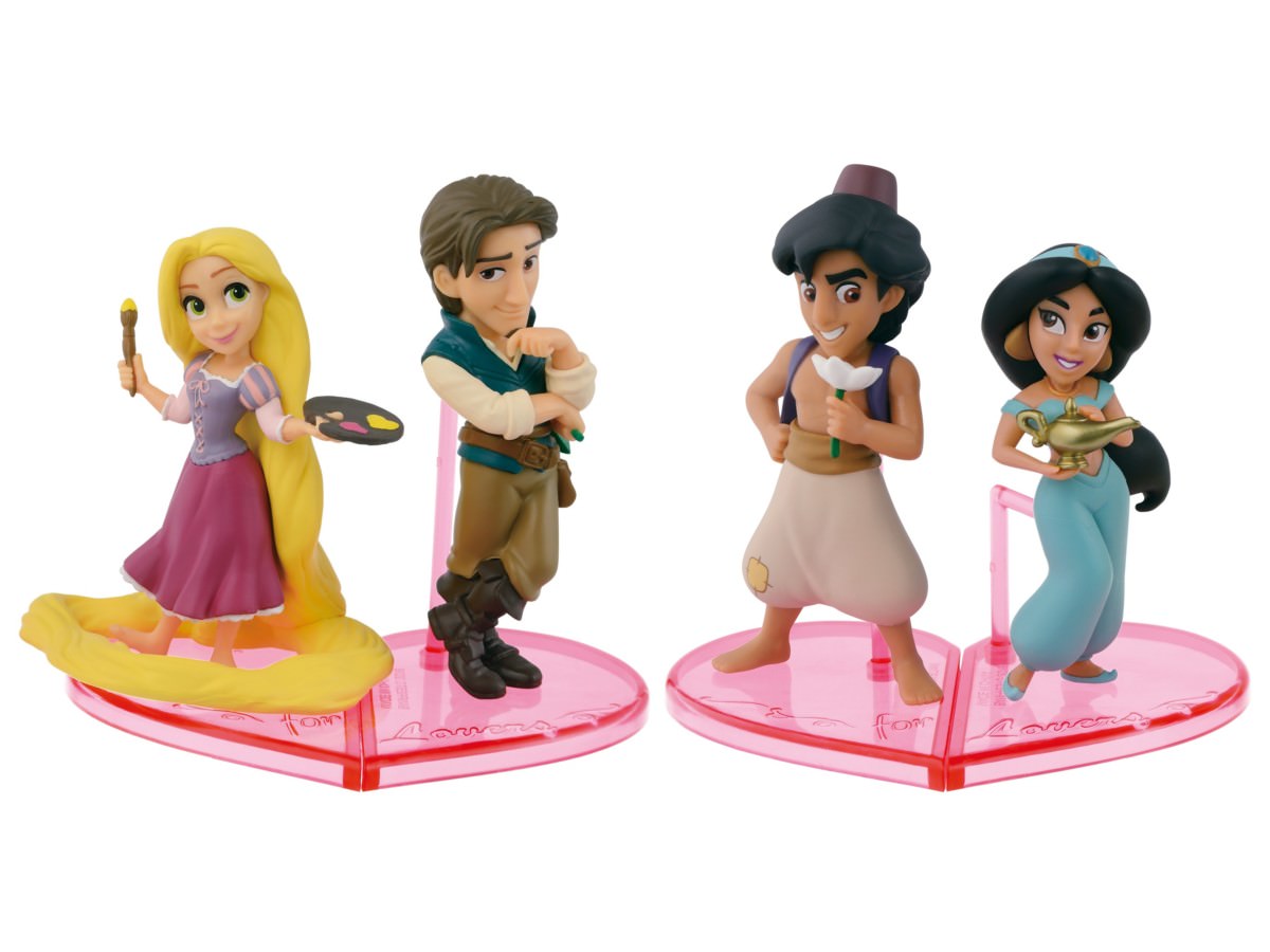 Jasmine & Aladdin ของแท้ JP - WCF Banpresto [โมเดล Disney] (2 ตัว)