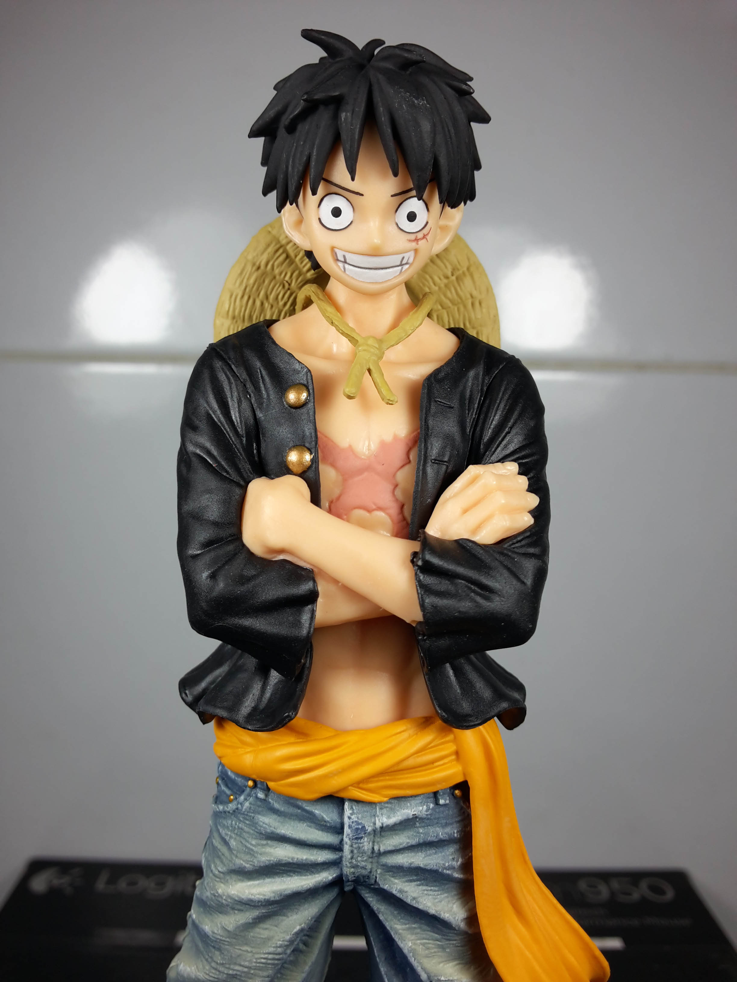 Luffy Special Color ของแท้ JP แมวทอง - Jeans Freak Banpresto [โมเดลวันพีช]