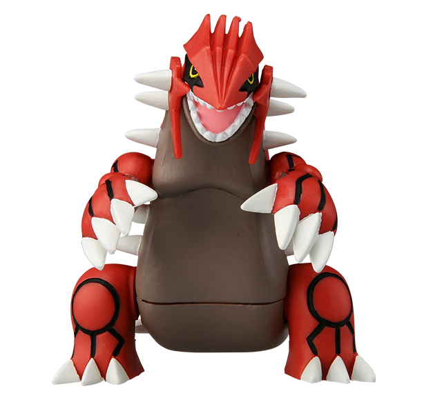 Groudon ของแท้ JP - Monster Collection Takara Tomy [โมเดลโปเกมอน]