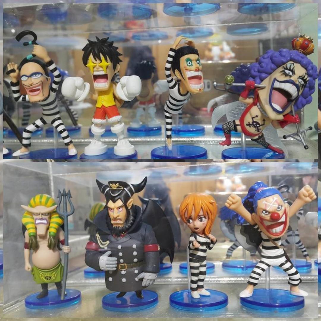 Impel Down Set ของแท้ JP แมวทอง - WCF Banpresto [โมเดลวันพีช] (8 ตัว)