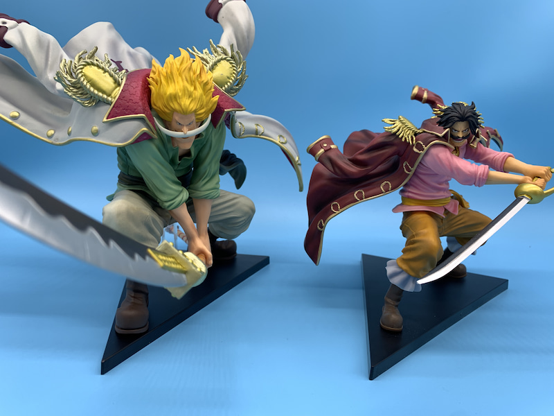 Gol D Roger VS Edward Newgate ของแท้ JP แมวทอง - Ichiban Kuji Banpresto [โมเดลวันพีช] (2 ตัว)