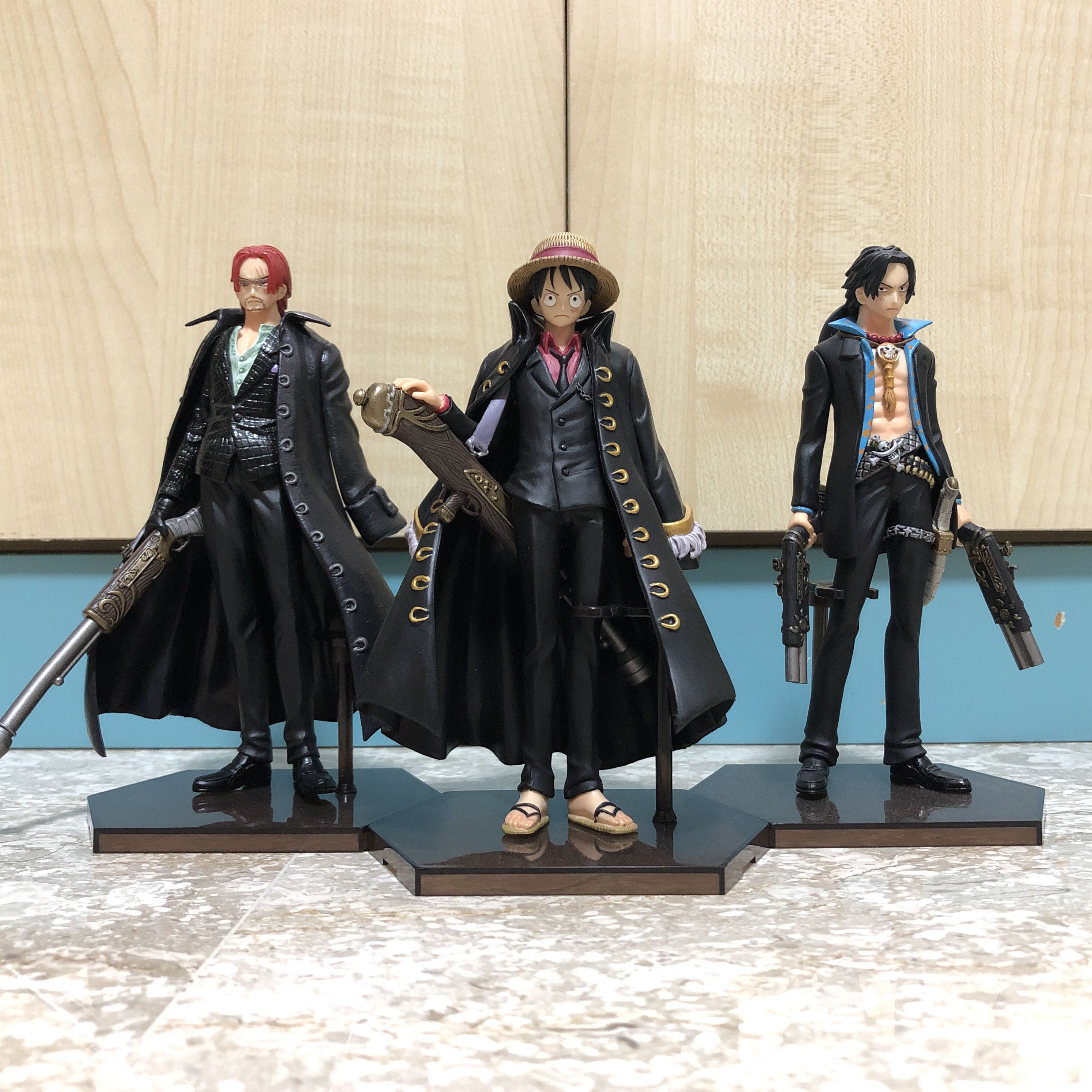 Strong World Set ของแท้ JP แมวทอง - Super Styling Bandai [โมเดลวันพีช] (3 ตัว)