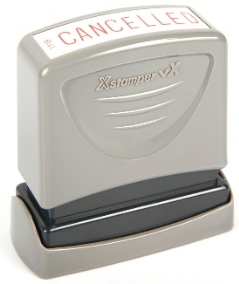 ตรายางหมึกในตัว [Xstamper] #1119 CANCELLED