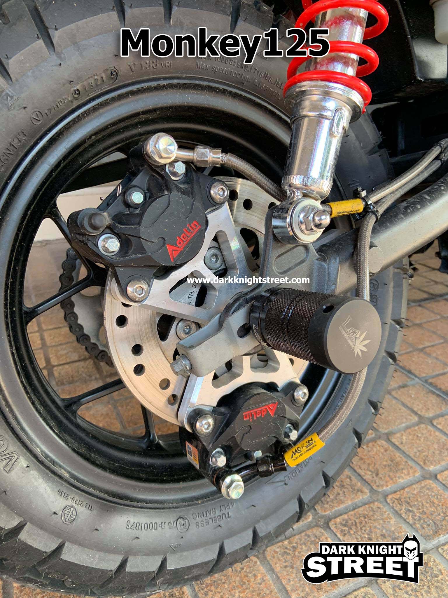 Monkey125 full setup handbrake stunt