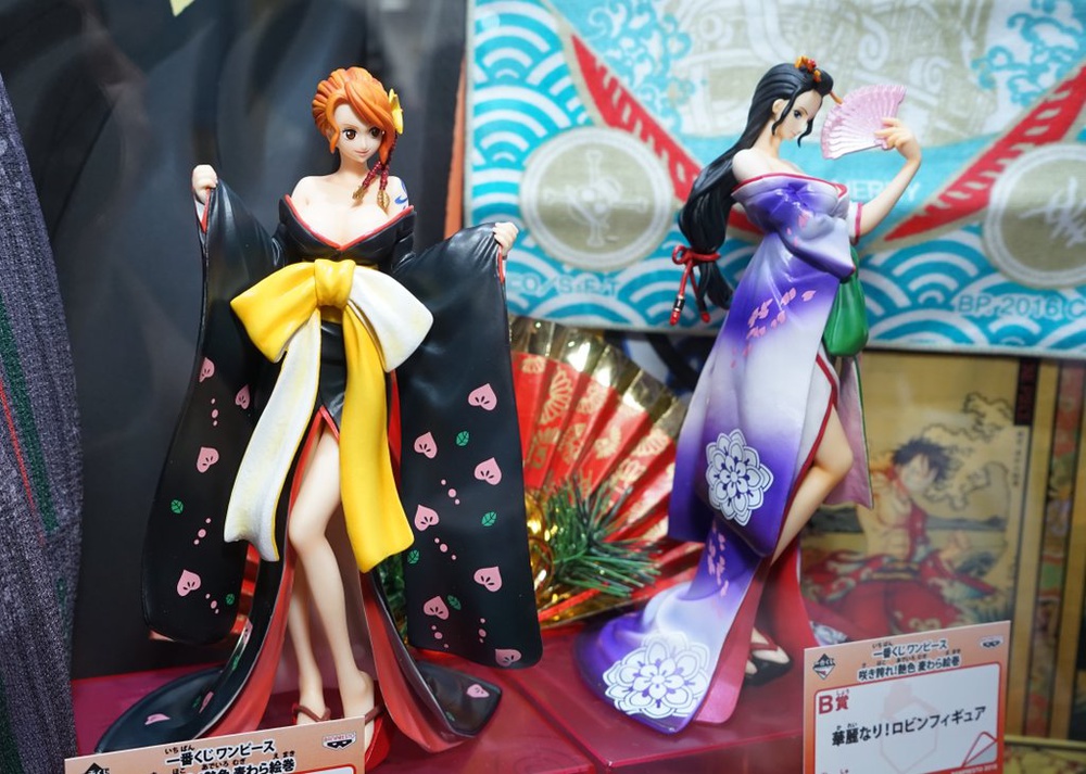 Kimono Set ของแท้ JP แมวทอง - Ichiban Kuji Banpresto [โมเดลวันพีช] (2 ตัว)
