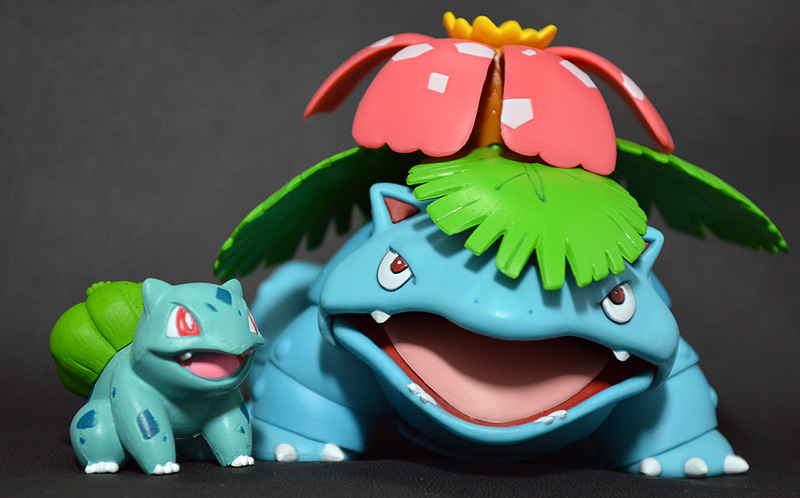 Bulbasaur ของแท้ JP - Monster Collection Takara Tomy [โมเดลโปเกมอน]