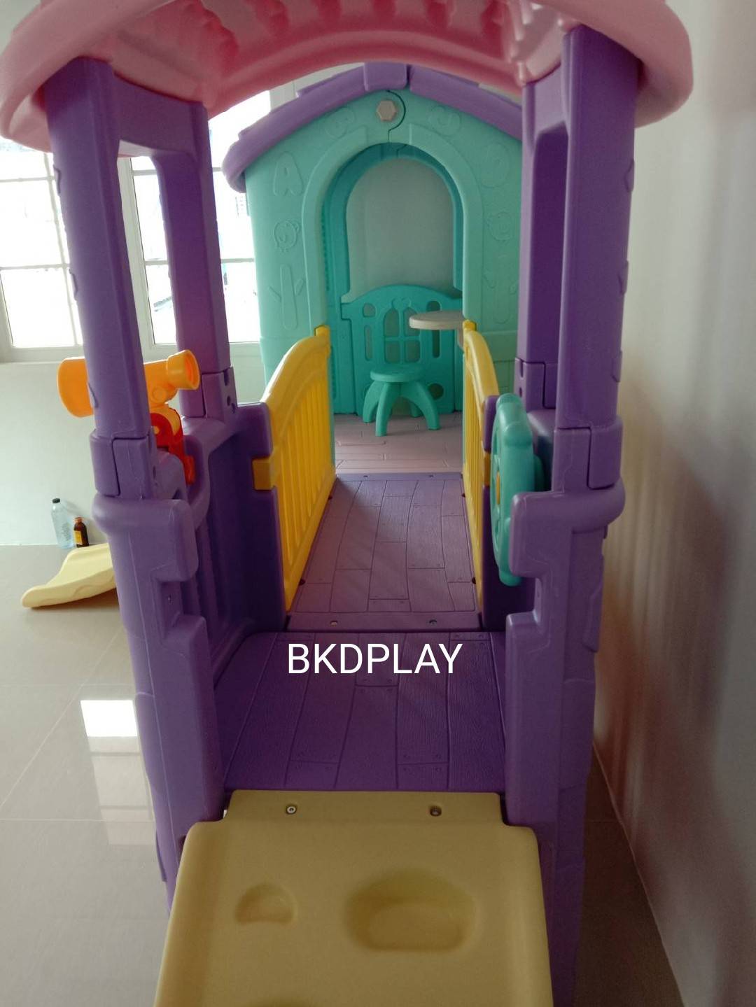 บ้านน้อย 2 ชั้น สีหวาน,ของเล่นเด็ก,พร้อมส่ง ราคาโรงงาน