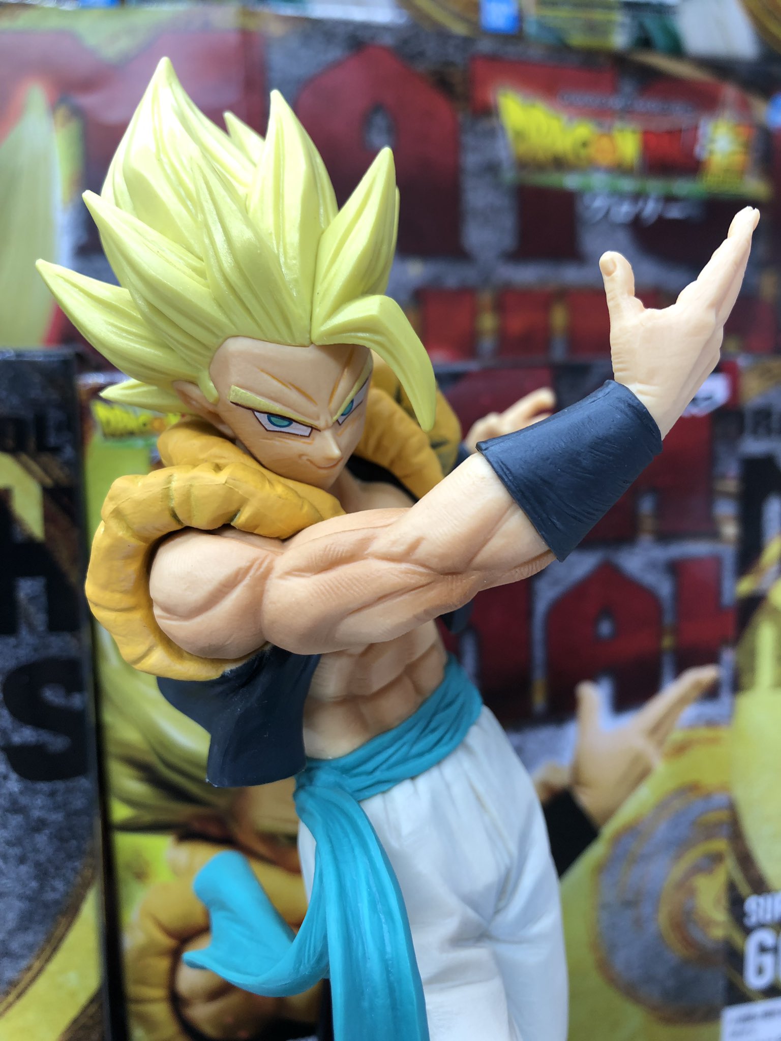 Gogeta Super Saiyan ของแท้ JP แมวทอง - Match Makers Banpresto [โมเดลดราก้อนบอล]