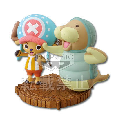 Chopper & Kung Fu Dugong ของแท้ JP แมวทอง - Ichiban Kuji Banpresto [โมเดลวันพีช] (2 ตัว)