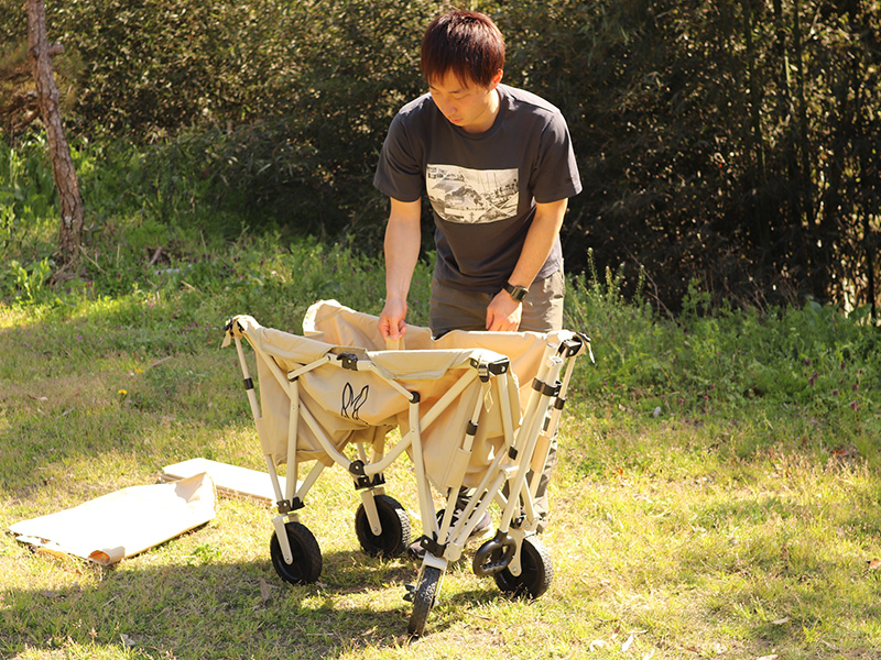 DoD Folding Carry Wagon Black C2-46-BK