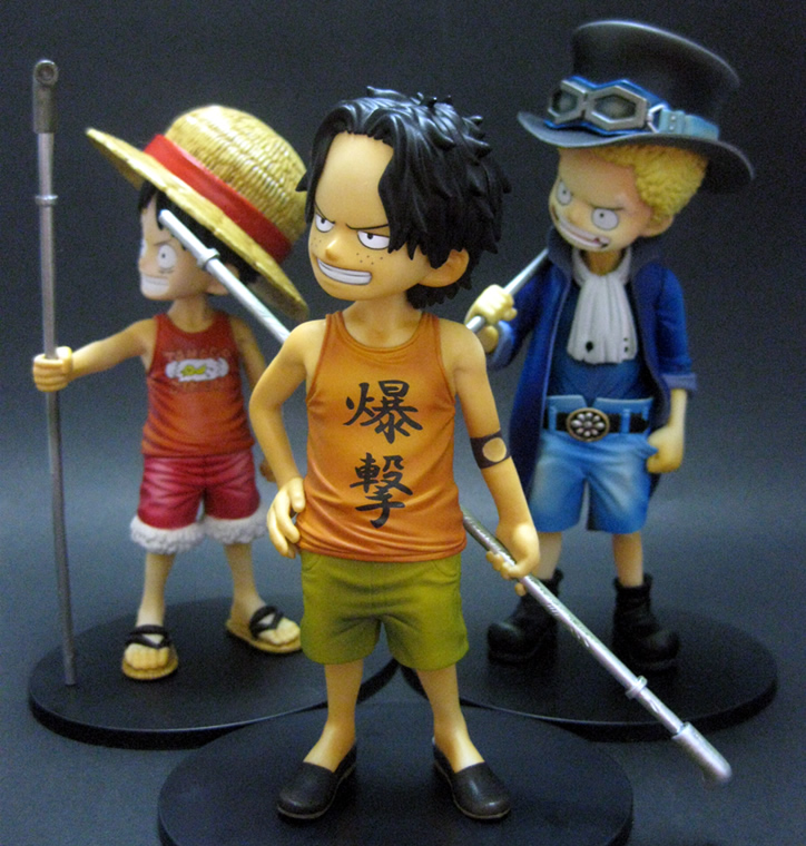 Brotherhood Children Set ของแท้ JP แมวทอง - Grandline Children Banpresto [โมเดลวันพีช] (3 ตัว)