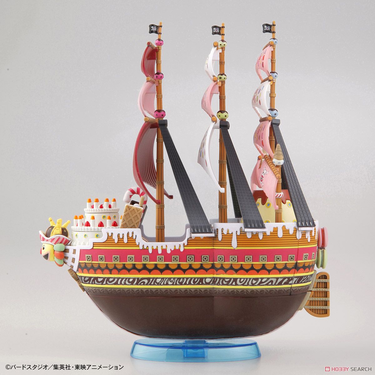 Queen Mama Chanter (แบบประกอบ) ของแท้ JP แมวทอง - Grand Ship Collection Bandai [โมเดลเรือวันพีช]