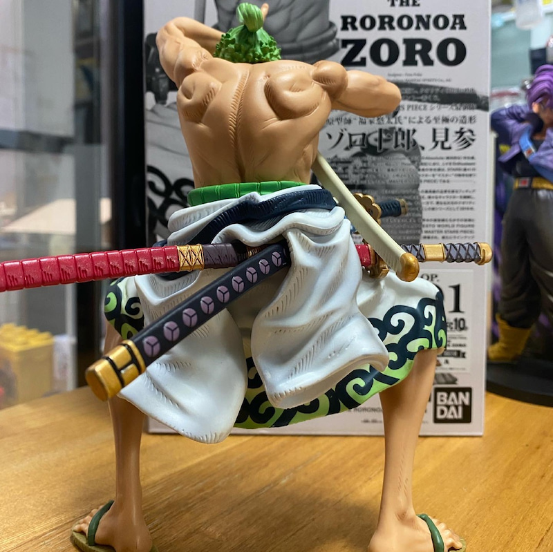 Zoro Wano (The Brush) ของแท้ JP แมวทอง - Super Master Stars Piece Banpresto [โมเดลวันพีช]