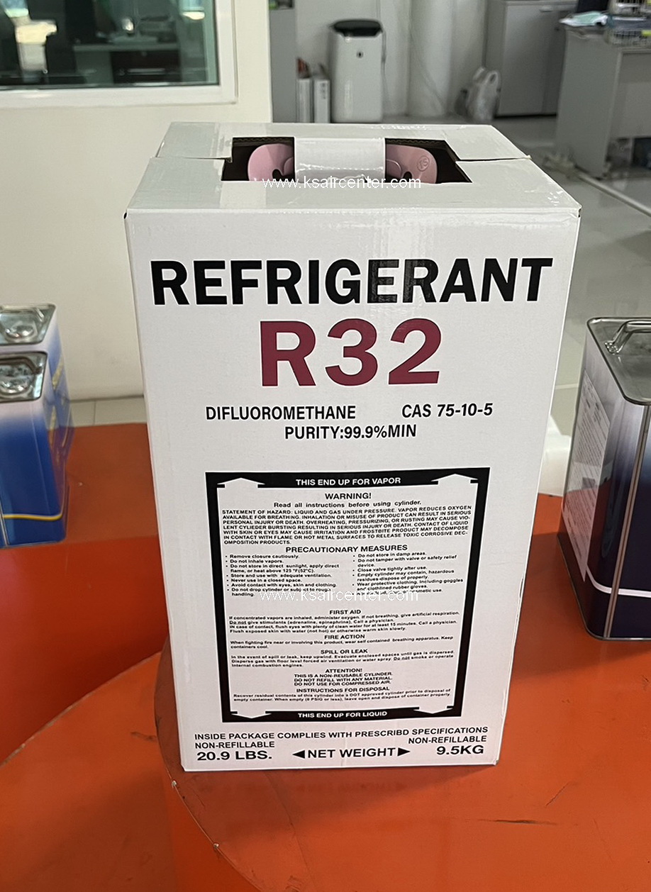 น้ำยาแอร์ R-32 TOTALINE ขนาด 9.5 กก / ถัง