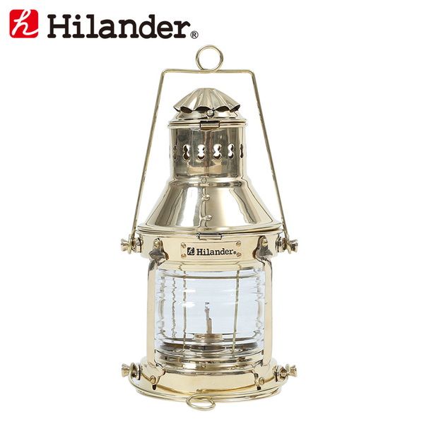 Antique Nelson Lamp Oil Lantern Brass W/ Badge ตะเกียง