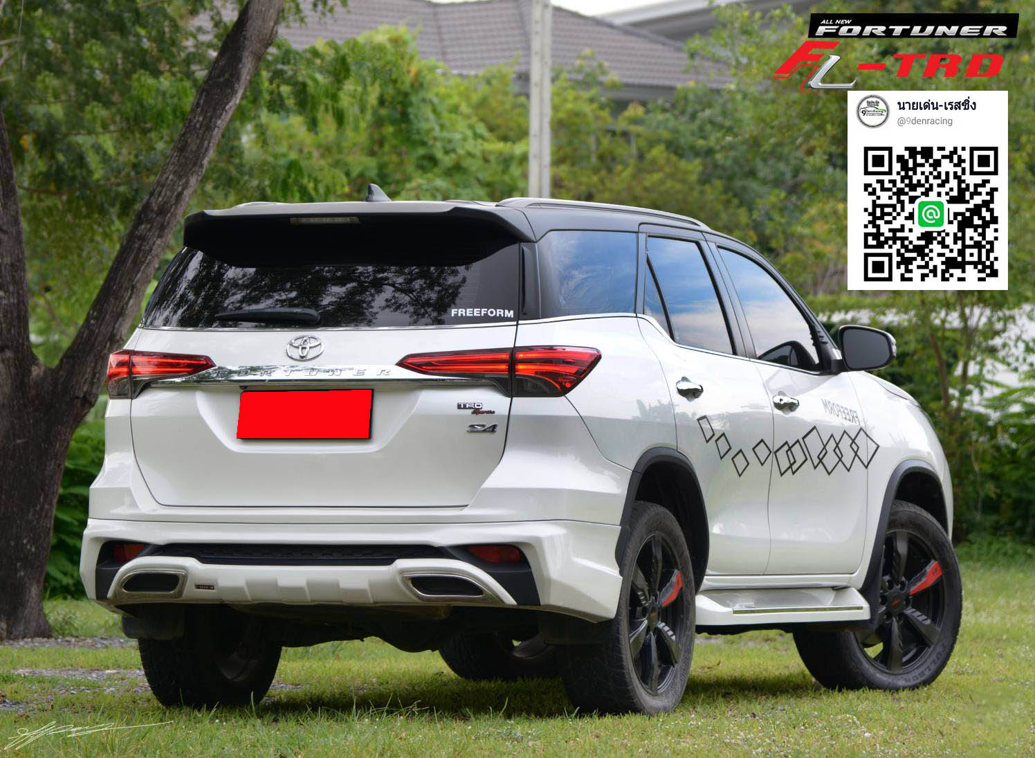 9Den&Fm-FL-TRD1 VS Toyota All New Fortuner(TRD1)'15-On [รุ่นนี้ต้องมีสำหรับTRD1 Sportลงตัวพร้อมก้าวไปกับคุณ]