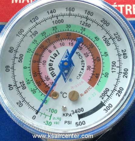 หัวเกจชาร์จนํ้ายา IMPERIAL 428-CKP สีน้ำเงิน