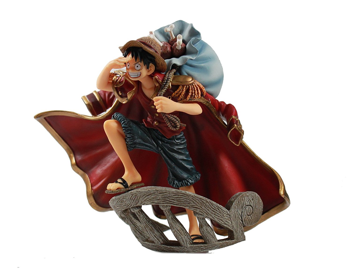Luffy ของแท้ JP แมวทอง - Scultures Banpresto [โมเดลวันพีช]