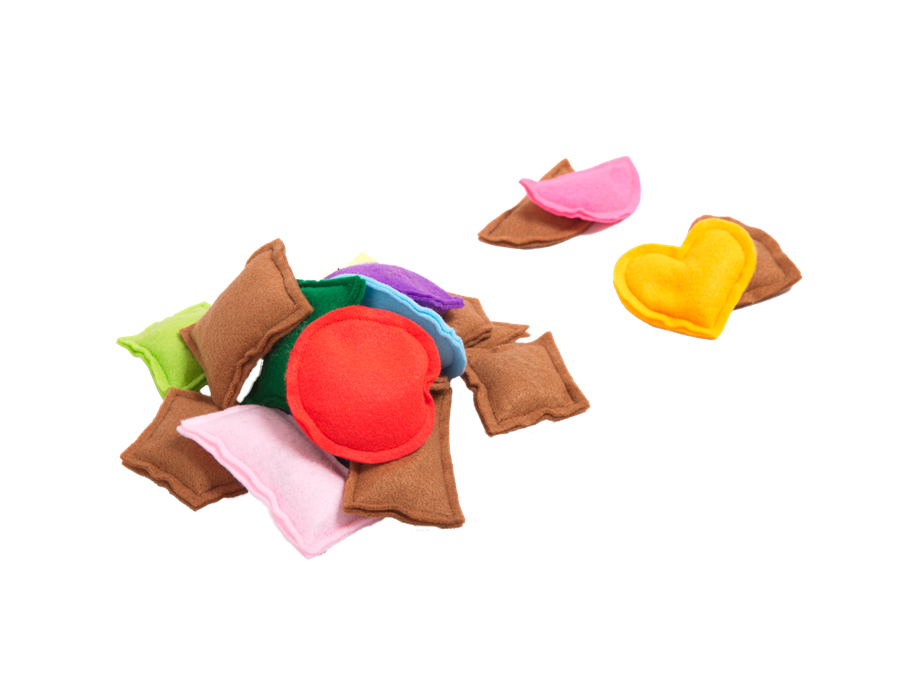 1386 ถุงถั่วจับคู่รูปทรง ของเล่นเสริมพัฒนาการ ,ของเล่นเสริมทักษะ,ของเล่นเด็ก, สื่อการสอนอนุบาล