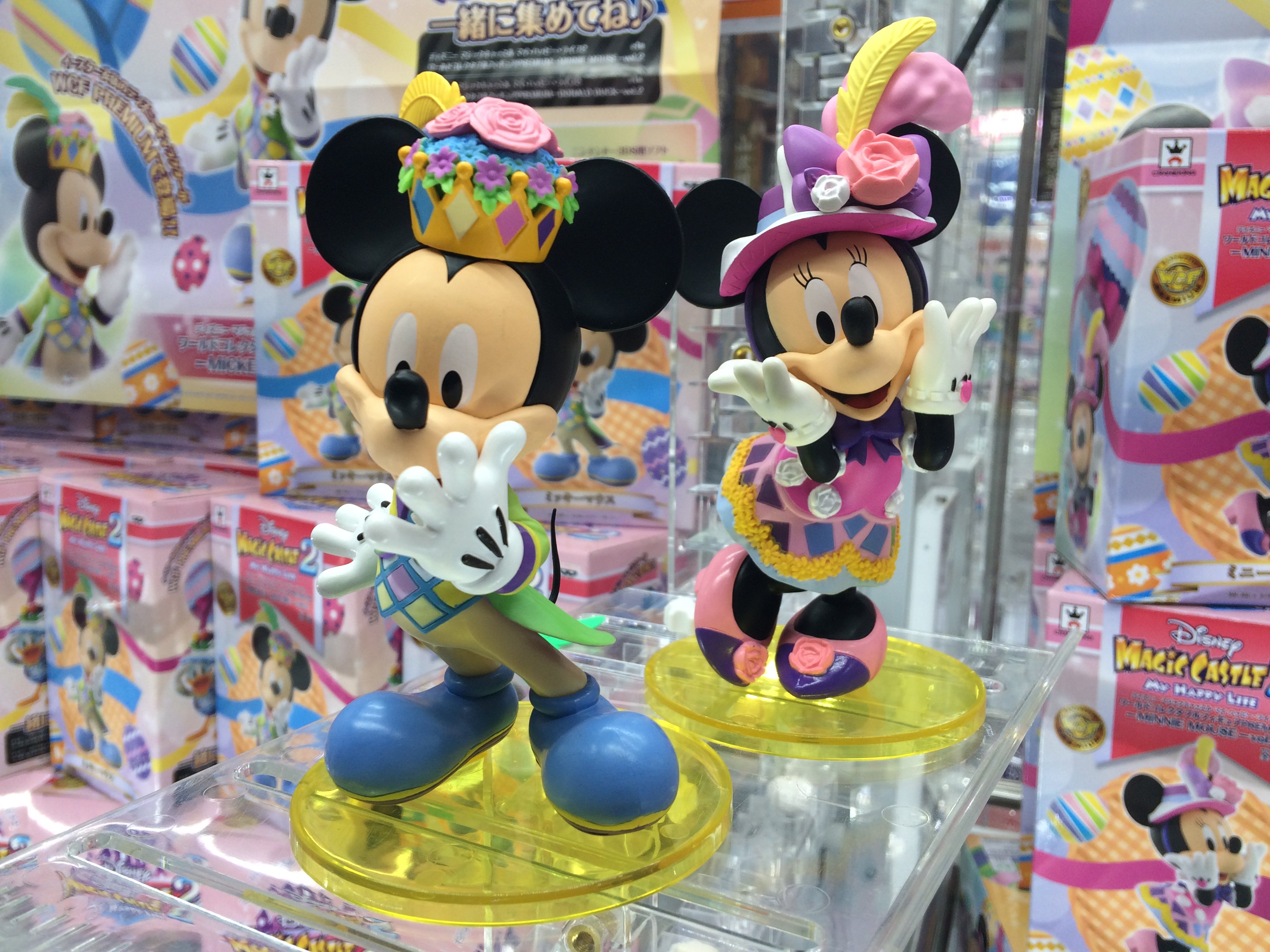 Mickey & Minnie Mouse Magic Castle ของแท้ JP - WCF Premium Banpresto [โมเดล Disney] (2 ตัว)