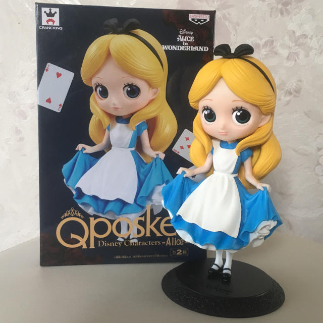 Alice - Normal Color ของแท้ JP - Q Posket Banpresto [โมเดล Disney]