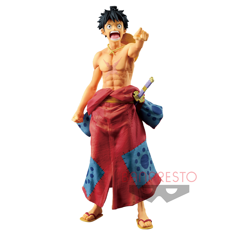 Luffy Wano ของแท้ JP แมวทอง - Banpresto World Figure Colosseum [โมเดลวันพีช]