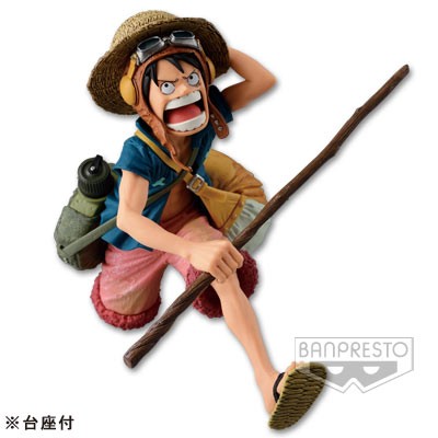 Luffy ของแท้ JP แมวทอง - Scultures Banpresto [โมเดลวันพีช]
