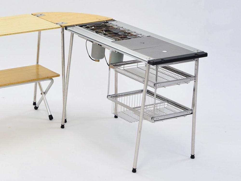 SnowPeak Iron Grill Table hanging rack frame 2 stages set CK-220