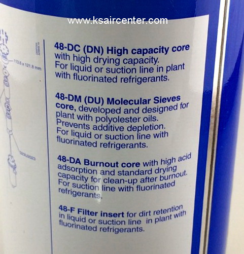 ไส้กรองไดเออร์แอร์ DANFOSS รุ่น 48-DC (รหัสสินค้า 081003)