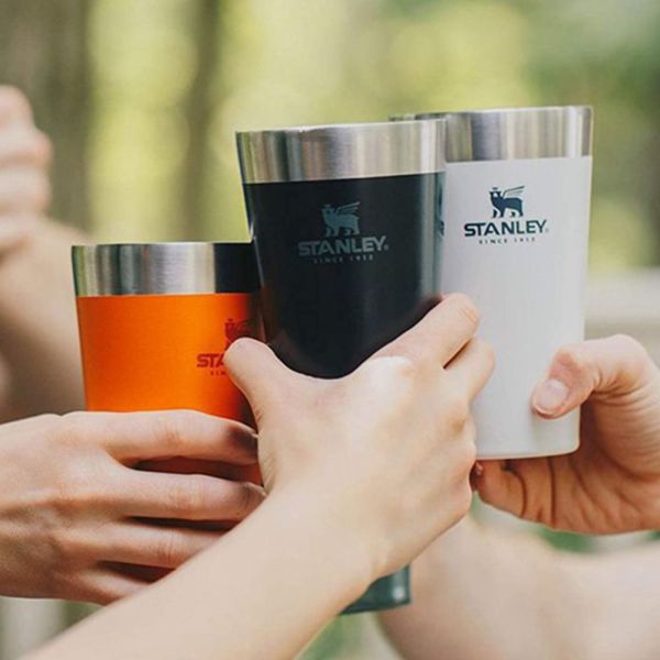 Adventure Stacking Beer Pint 16Oz Stainless Steel