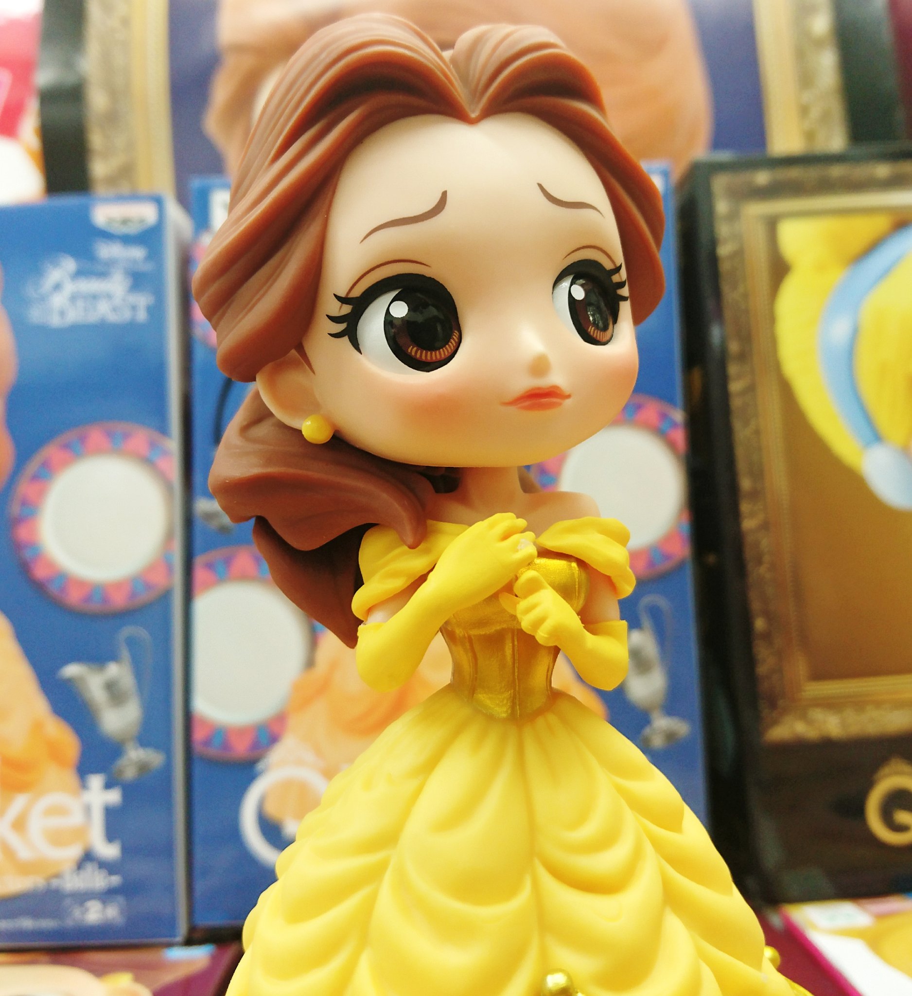 Belle - Normal Color ของแท้ JP - Q Posket Banpresto [โมเดล Disney]