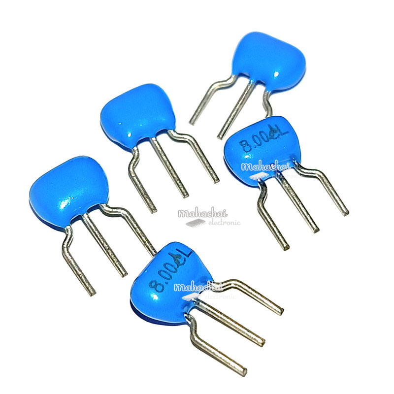 Ceramic 8.0MG 8M 8.000MHZ 8MHz คริสตอลเซรามิก 3 ขา