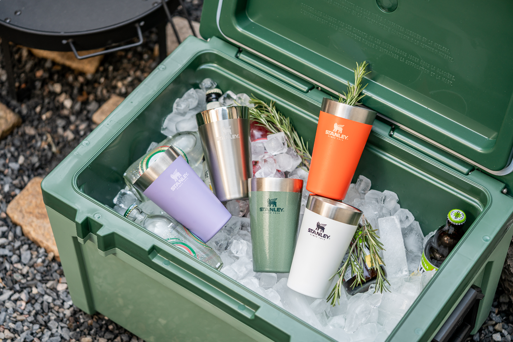 Adventure Stacking Beer Pint 16Oz Tigerlily