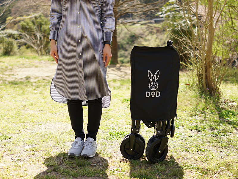 DoD Folding Carry Wagon Black C2-46-BK