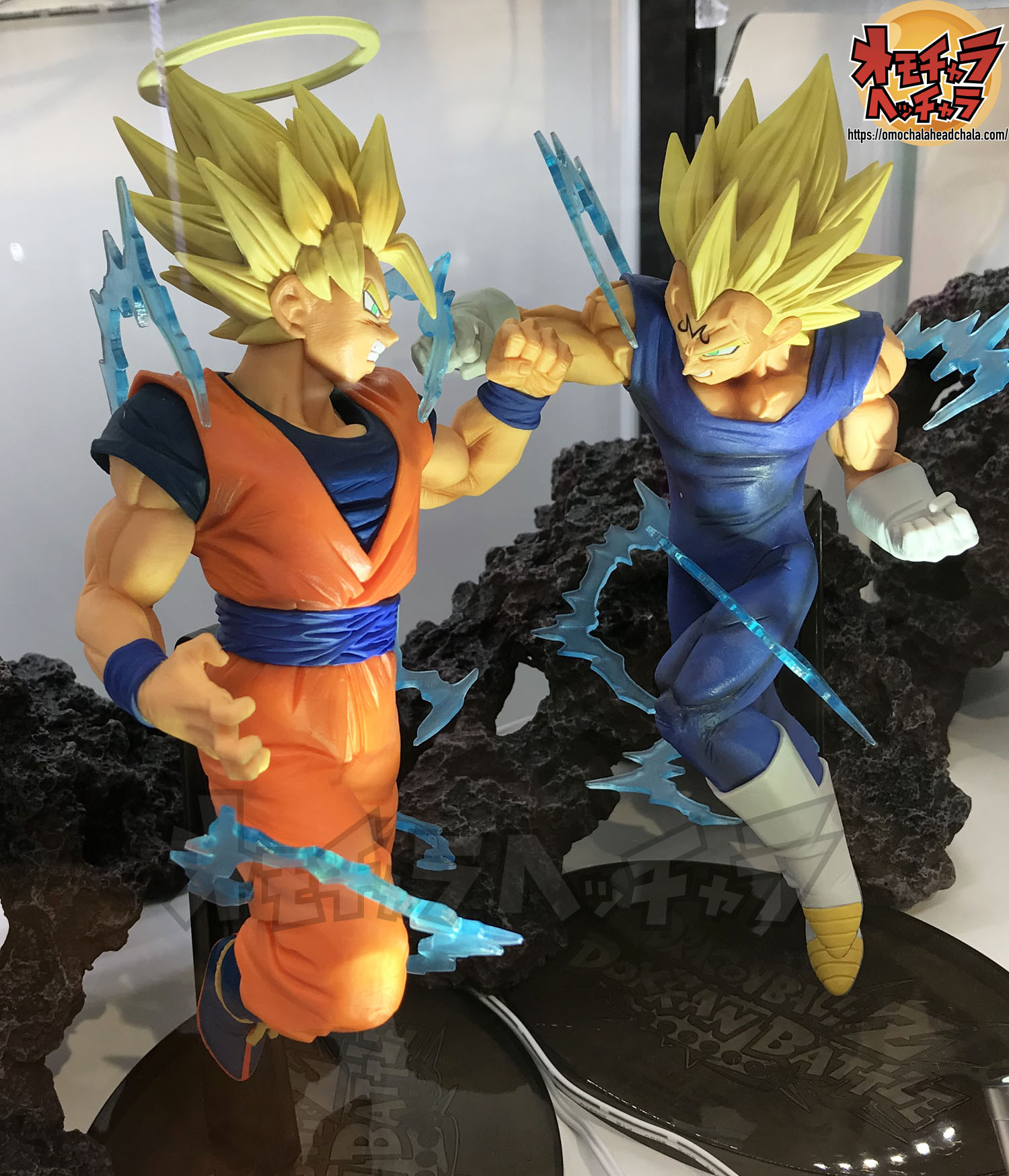Goku VS Vegeta ของแท้ JP แมวทอง - Dokkan Battle Collab Banpresto [โมเดลดราก้อนบอล] (2 ตัว)