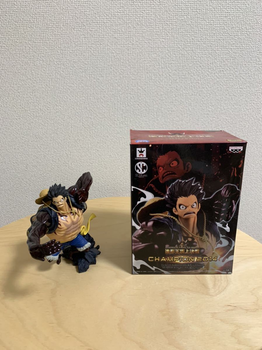 Luffy Gear 4 ของแท้ JP แมวทอง - Scultures Banpresto [โมเดลวันพีช]