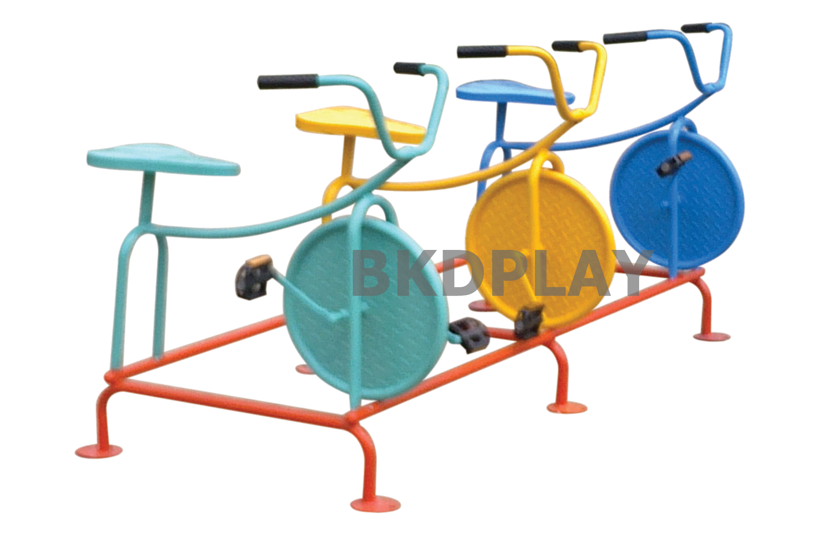 จักรยาน พิเศษ, เครื่องเล่นสนามกลางแจ้ง , เครื่องเล่นสนามแบบเหล็ก,ชิงช้า,สไลเดอร์,โยกเยกเหล็ก, ม้าหมุน, OutdoorPlayground, ราคาโรงงาน ขนาด 80x150x80 ซม.