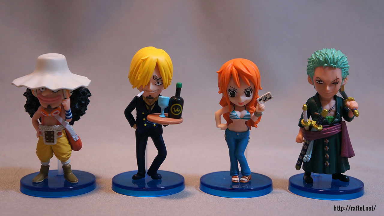 Straw Hat Pirates New World Set ของแท้ JP แมวทอง - WCF Banpresto [โมเดลวันพีช] (9 ตัว)