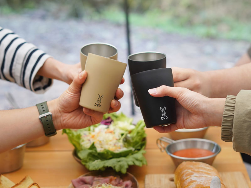 DoD MUG UTHERMO Double Wall Mug Black MG1-859-BK