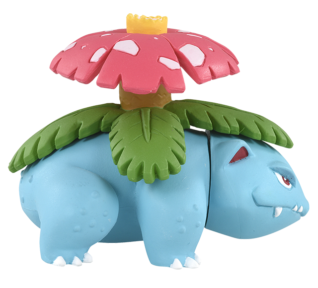Venusaur ของแท้ JP - Monster Collection Takara Tomy [โมเดลโปเกมอน]