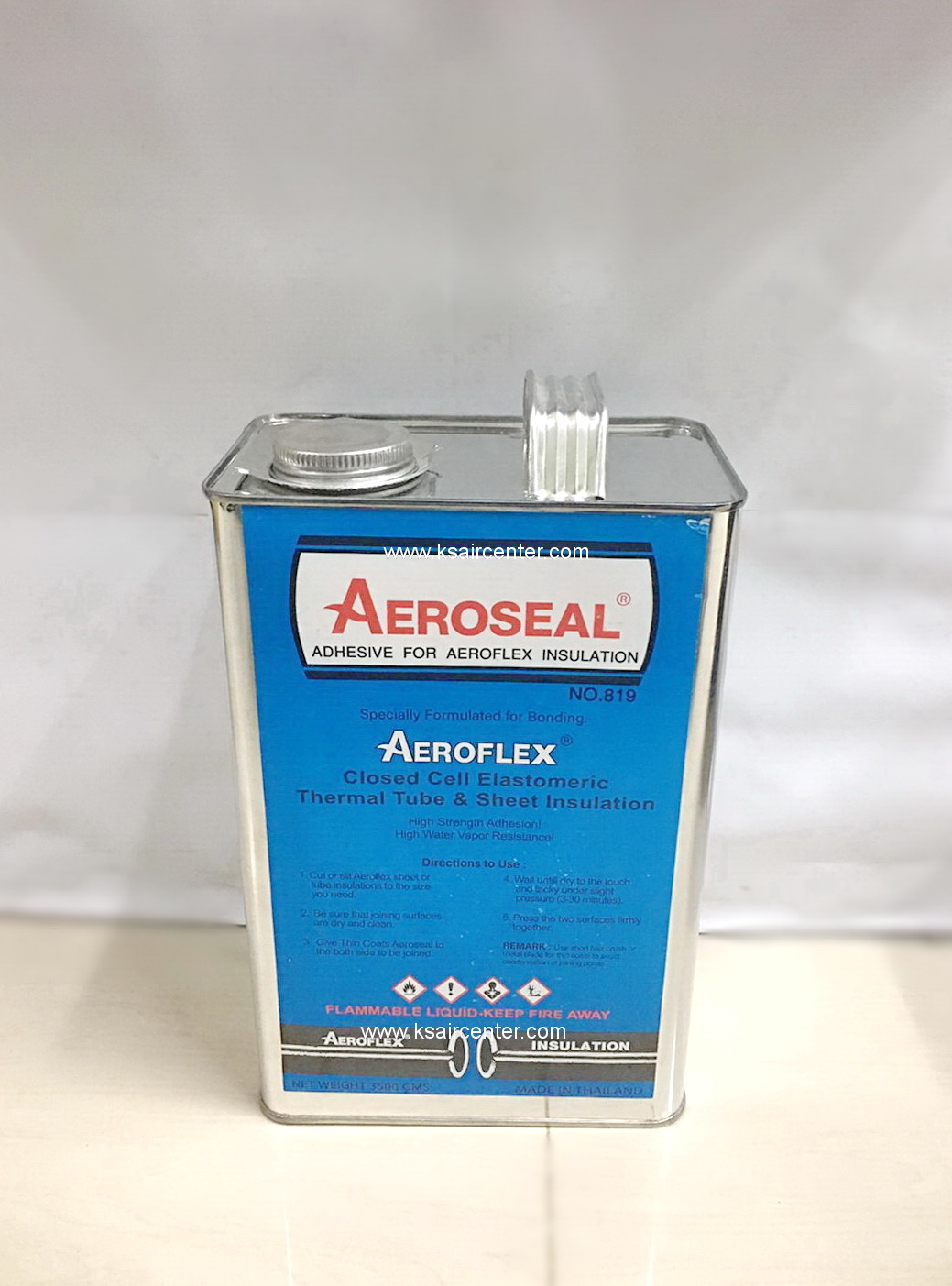 กาวทาท่อยางดำ AEROSEAL ขนาด 3.5 ลิตร