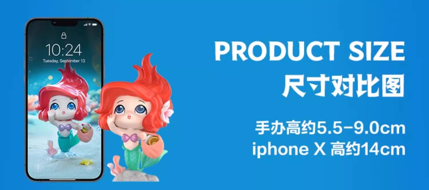 Disney 100th Anniversary Princess Childhood Series - 100% - ของแท้ - Pop Mart [โมเดล Disney] (สินค้าพร้อมส่ง)