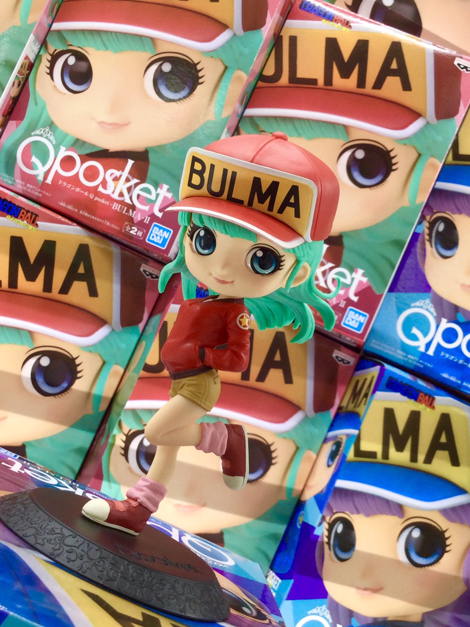 Bulma ของแท้ JP แมวทอง - Q Posket Banpresto [โมเดลดราก้อนบอล]